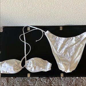 Abercrombie & Fitch White Bikini Set